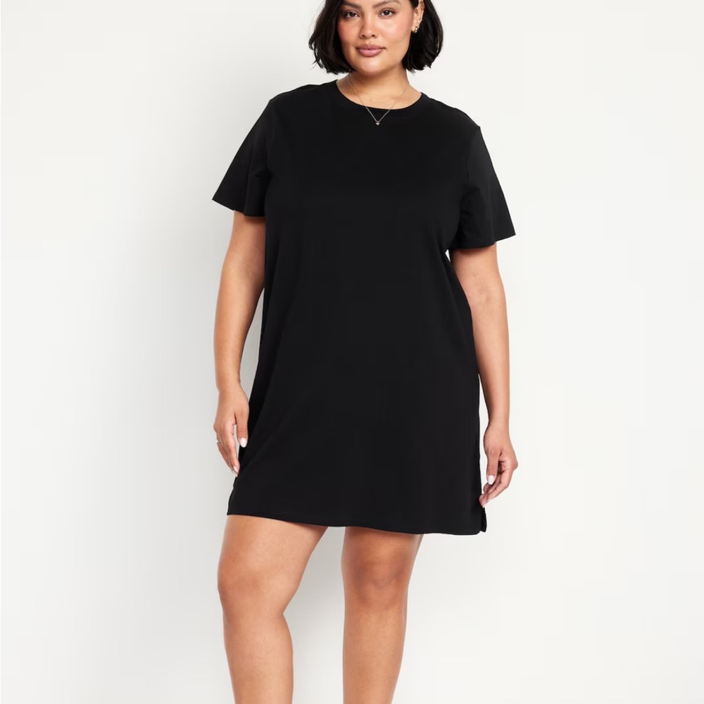 Old Navy Black T-Shirt Dress